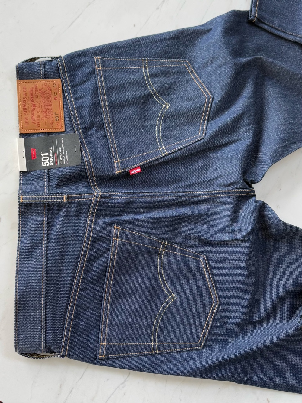 New LEVI’S Premium 501 Button Your Fly Original 32x32 men’s - Picture 3 of 16